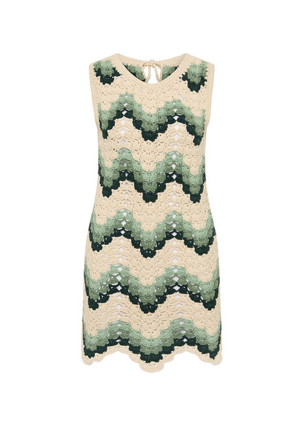Tidal Sandrine Crochet Dress JADE
