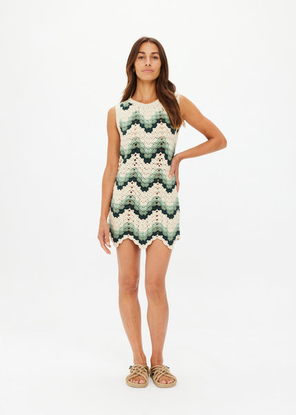 Tidal Sandrine Crochet Dress JADE