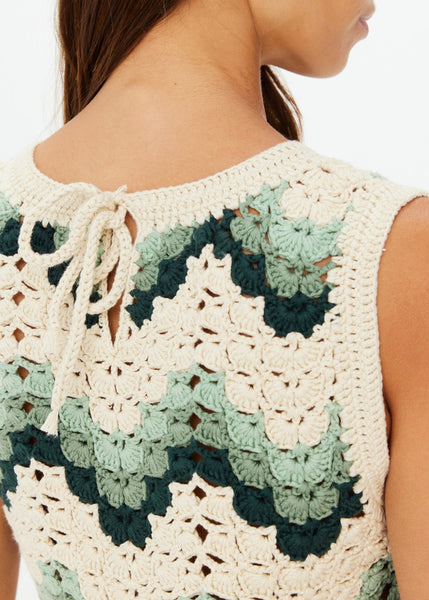 Tidal Sandrine Crochet Dress JADE