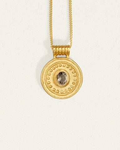 Denarii Coin Necklace GOLD VERMEIL