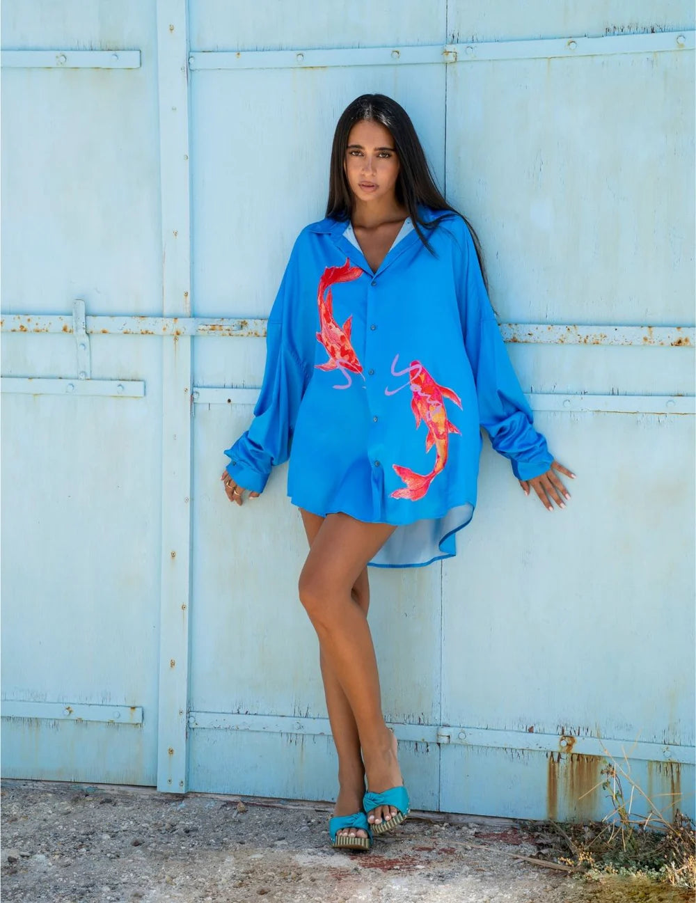 LS OS Shirt KOI