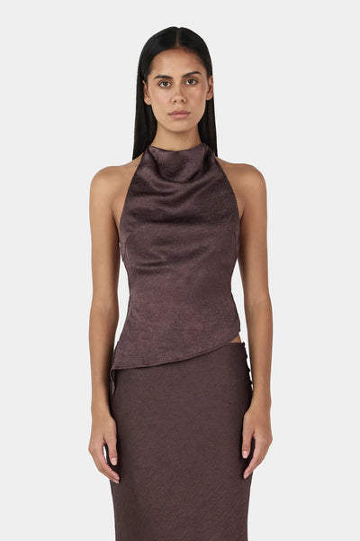 Iris Halter Top MULBERRY