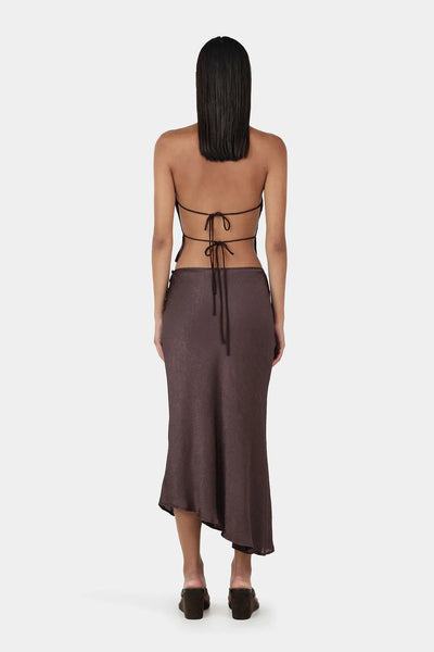 Lucie Asym Skirt MULBERRY