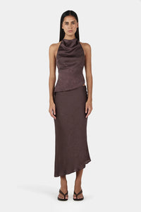 Lucie Asym Skirt MULBERRY