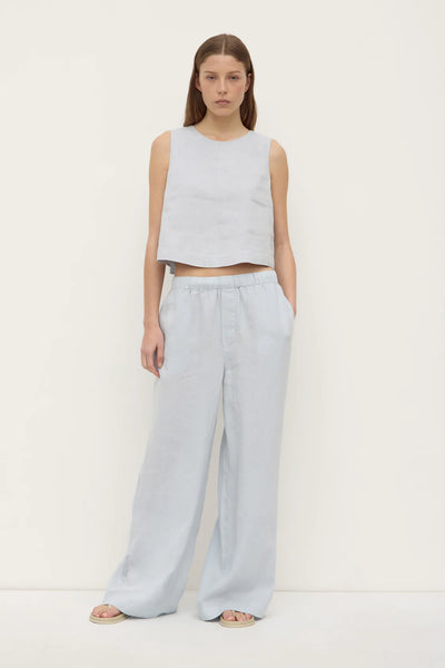 Estelle Linen Top CLOUD
