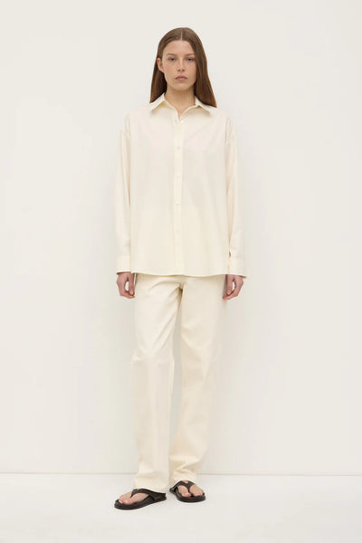 Marigold Poplin Long Sleeve Shirt BUTTER