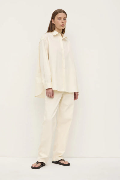 Marigold Poplin Long Sleeve Shirt BUTTER