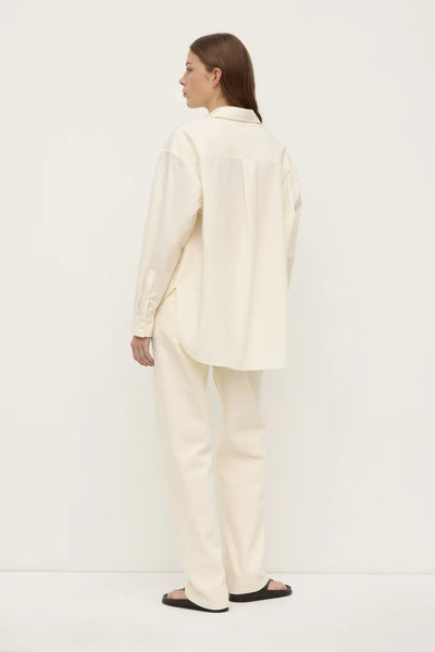 Marigold Poplin Long Sleeve Shirt BUTTER