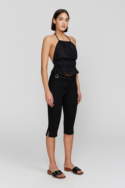 Verity Backless Top BLACK