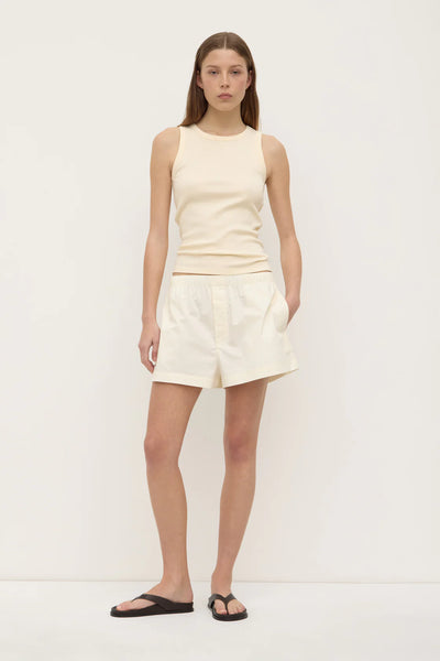 Everyday Poplin Short BUTTER
