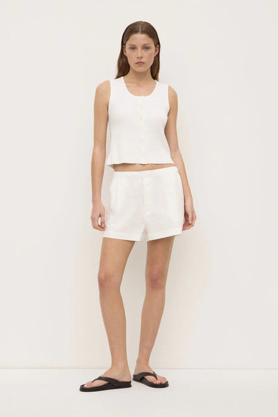 Everyday Poplin Short WHITE
