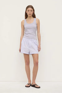 Robyn Scoop Neck Rib Tank LILAC