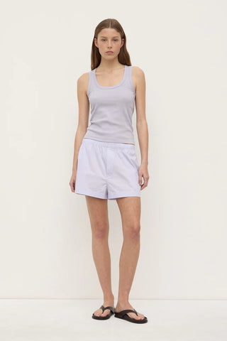 Robyn Scoop Neck Rib Tank LILAC