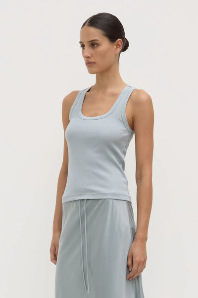 Robyn Scoop Neck Rib Tank LILAC