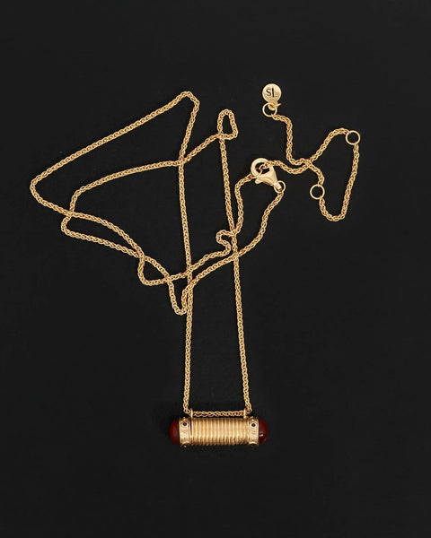 Sacred Scroll Necklace 18K GOLD VERMEIL