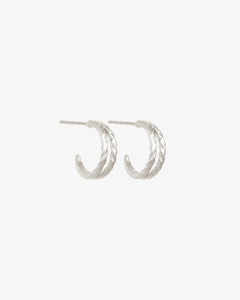 Priam Split Hoops STERLING SILVER