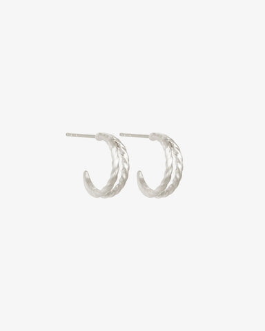 Priam Split Hoops STERLING SILVER