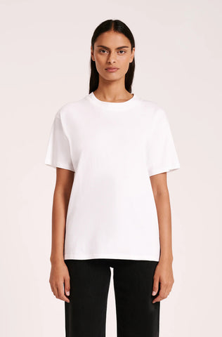 Organic Boyfriend Tee WHITE