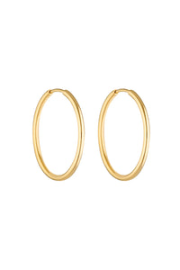 90’s Hoop 30mm 18K GOLD VERMEIL