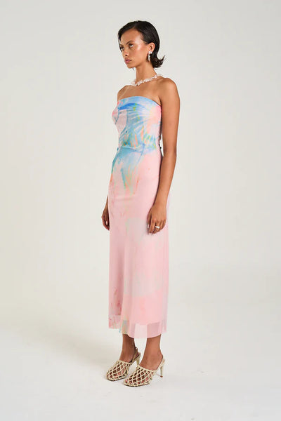 Strapless Mesh Dress MEDUSA PHASE