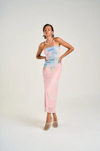 Strapless Mesh Dress MEDUSA PHASE