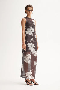 Lilian Maxi Dress CHOCOLATE FLORAL