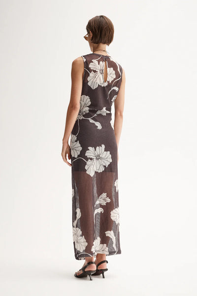 Lilian Maxi Dress CHOCOLATE FLORAL