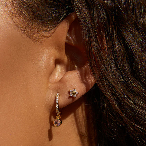 Gardenia Studs ROSE