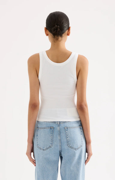 Organic 90s Singlet WHITE
