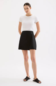 Thilda Linen Skirt BLACK