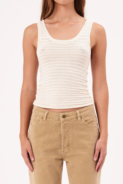 Toni Edgar Knit Tank CREAM