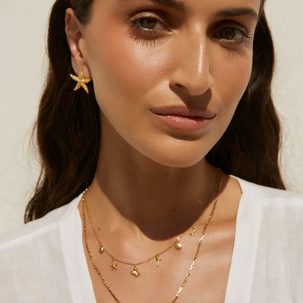 Mini Siesta Earrings 14K GOLD PLATED