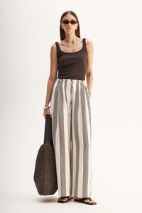 Milo Pant CHOCOLATE STRIPE