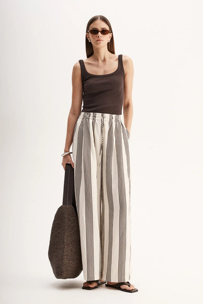 Milo Pant CHOCOLATE STRIPE