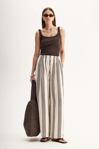 Milo Pant CHOCOLATE STRIPE