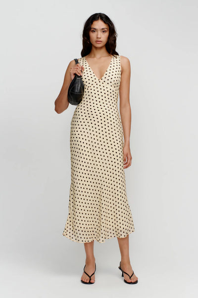 Tulip Midi Dress BUTTER SPOT