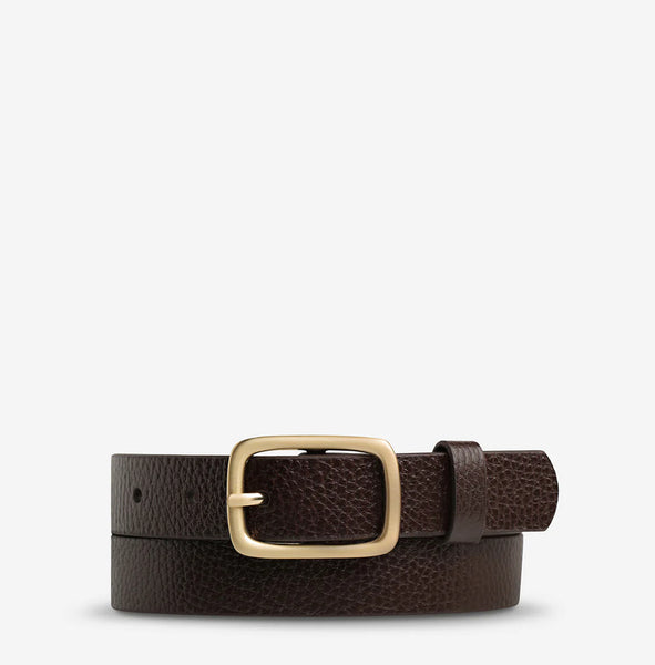 Nobody’s Fault Belt CHOC/GOLD