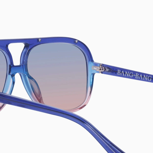 Bang Bang BLUE FADE TO ROSE W/ GRADIENT LENS