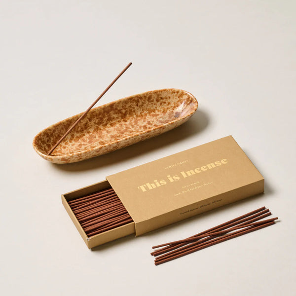 The Collector Ceramic Holder BROWN SPECKLE