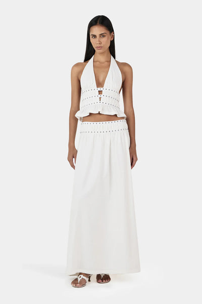 Mavis Studded Top IVORY