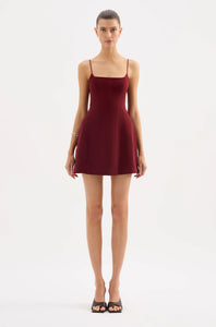 Dilara Mini Dress CHERRY