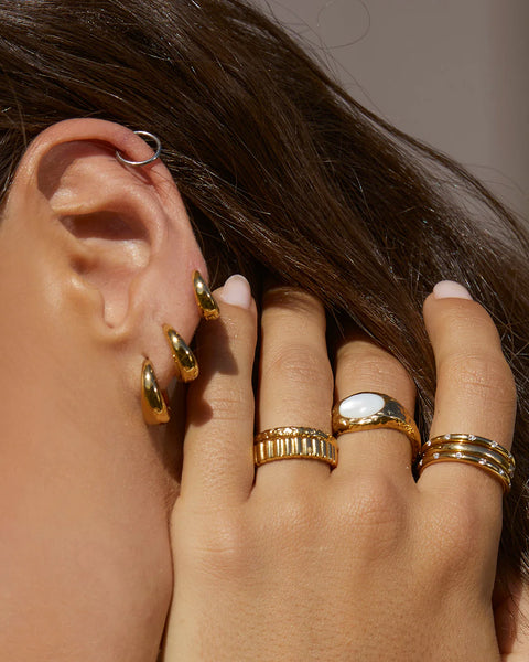 Max Earrings Maxi 14K GOLD PLATED