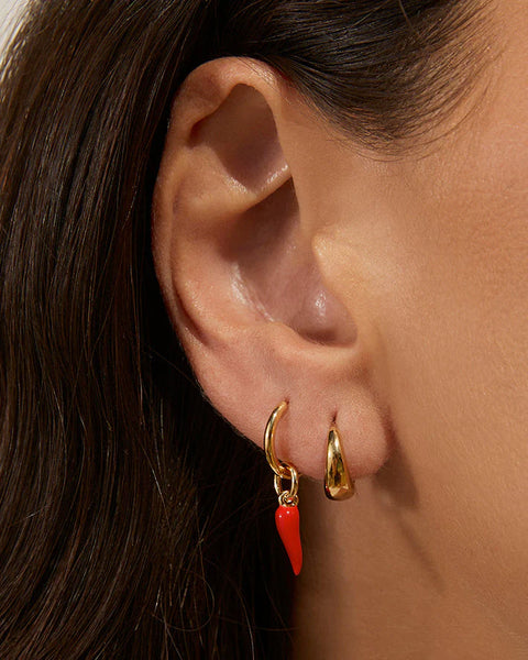 Max Earrings Midi 14K GOLD PLATED