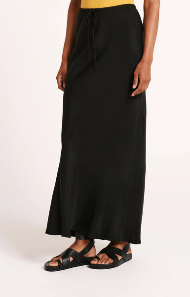 Lea Cupro Skirt BLACK