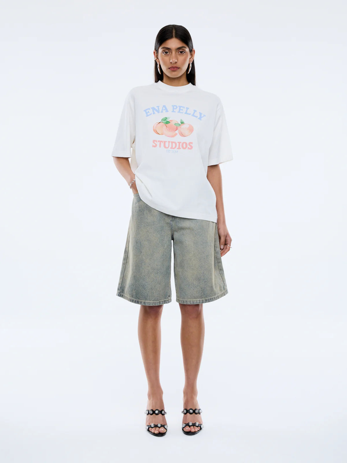 Peaches Tee VINTAGE WHITE