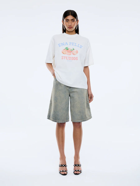 Peaches Tee VINTAGE WHITE