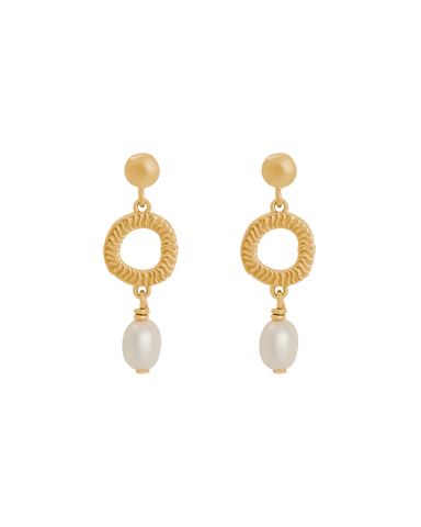 Isole Pearl Earrings 18K GOLD PLATED
