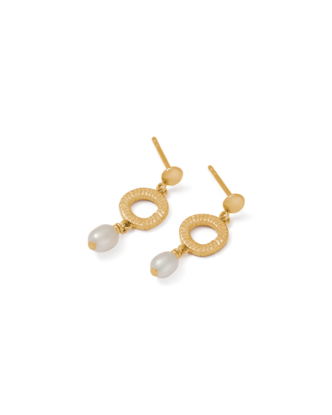 Isole Pearl Earrings 18K GOLD PLATED
