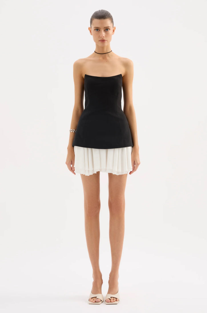 Noosha Mini Dress BLACK SPLICE