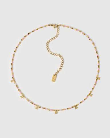 Natalia Necklace PEONY 14K GOLD PLATED